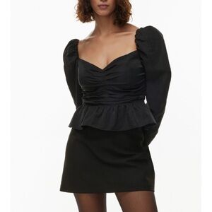 Aritzia Wilfred Marilyn Blouse in Black Medium